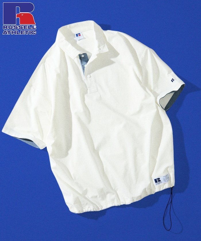 RUSSEL ATHLETIC×FREAK'S STORE 定制大廓形一点标志配色 Polo 衫 [限量发售]
