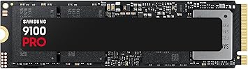 三星 SSD 9100 PRO 1TB，PCIe 5.0x4 M.2 2280，序列。读取速度高达 14,700MB/s，最适合 AI 计算、游戏和重型工作站 (MZ VAP1T0B/AM)