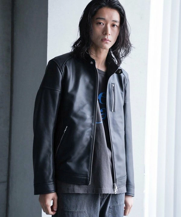 SHEEP LEATHER/羊皮单人夹克