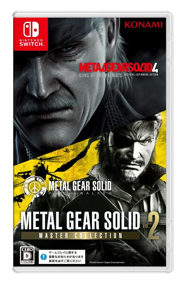 [特典] METAL GEAR SOLID: MASTER COLLECTION Vol.2 Switch 版 ([早期购买特典] DLC 传单) 特典 Nintendo Switch