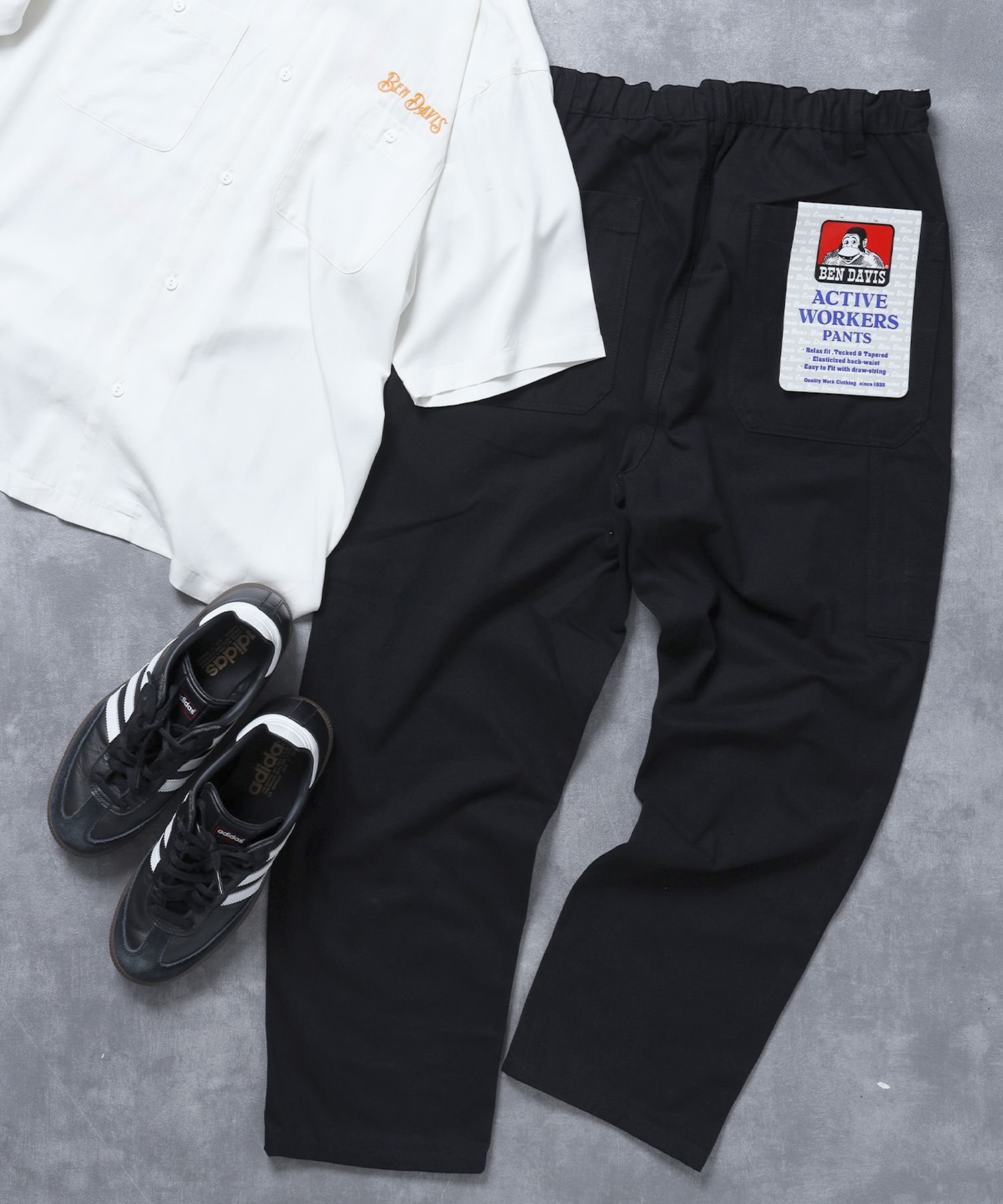[BEN DAVIS] ACTIVEWORKPANTS Z5 / Ben's Active Work Pants 锥形厨师裤