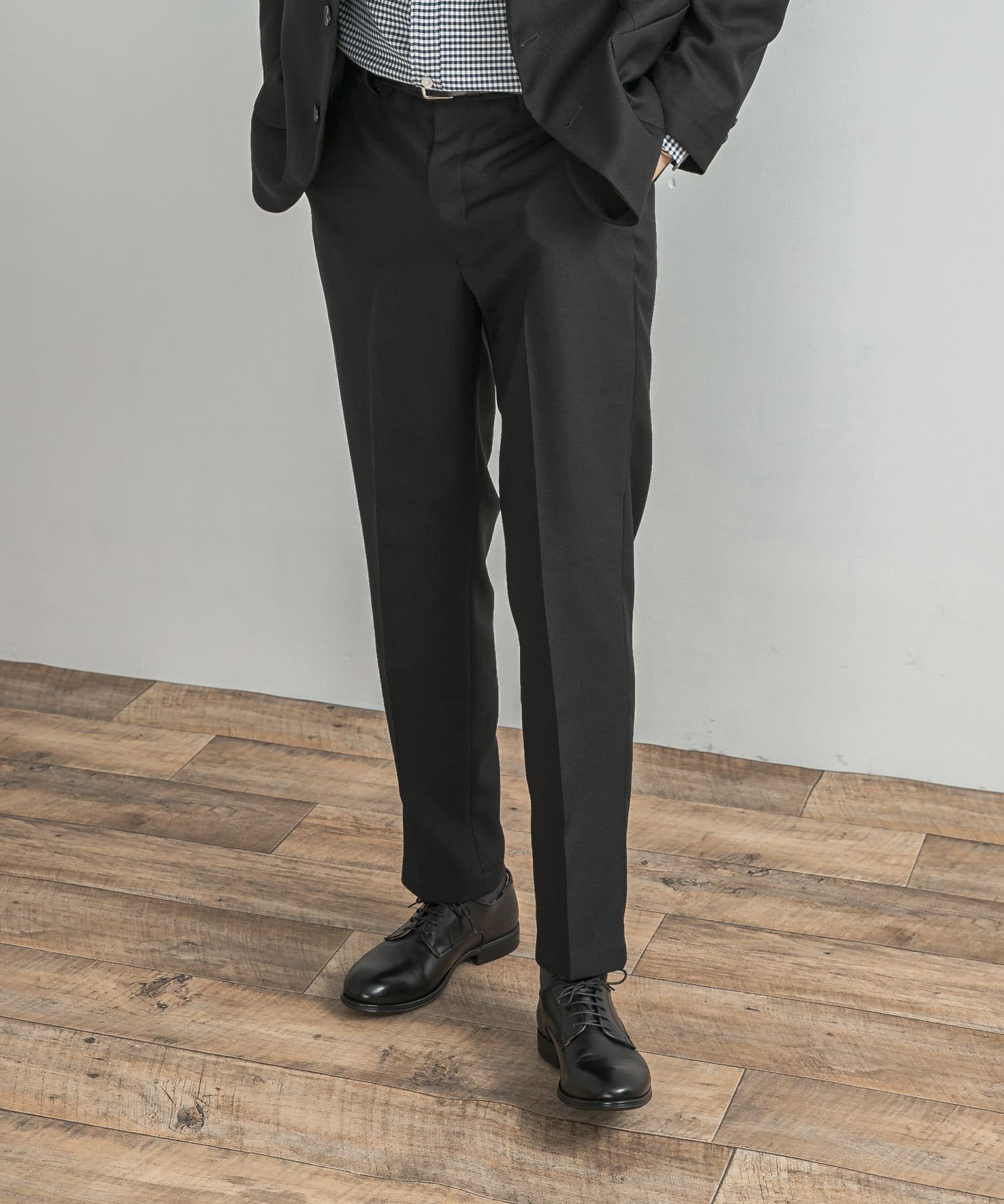 LIFE STYLE TAILOR 仿羊毛斜纹布舒适裤