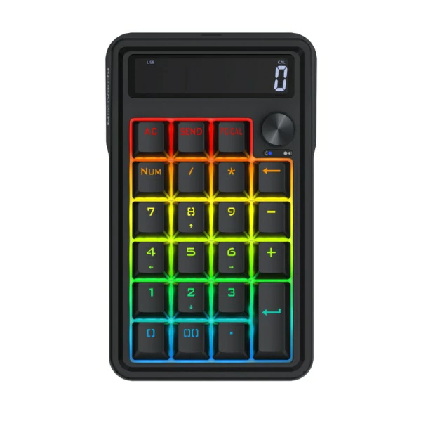 [2026 年 6 月 19 日发布] ITPROTECH | ITPROTECH 计算器 + 数字小键盘 COVE K733 机械数字键盘（机械）[有线] REDRAGON 黑色 K733-RGBTI [有线/机械]