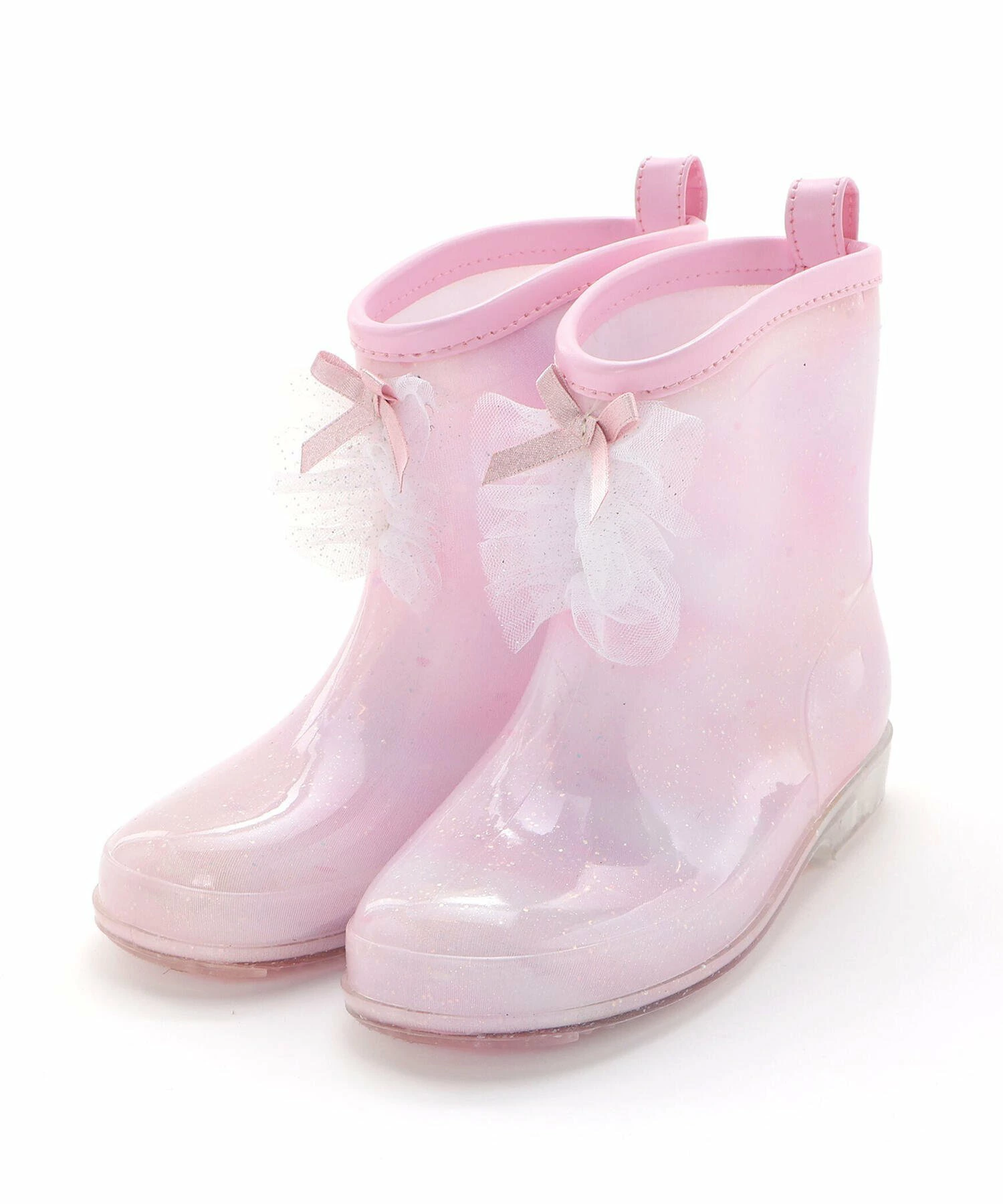 【搭配】极光闪粉印花满纹雨靴（13~18cm）