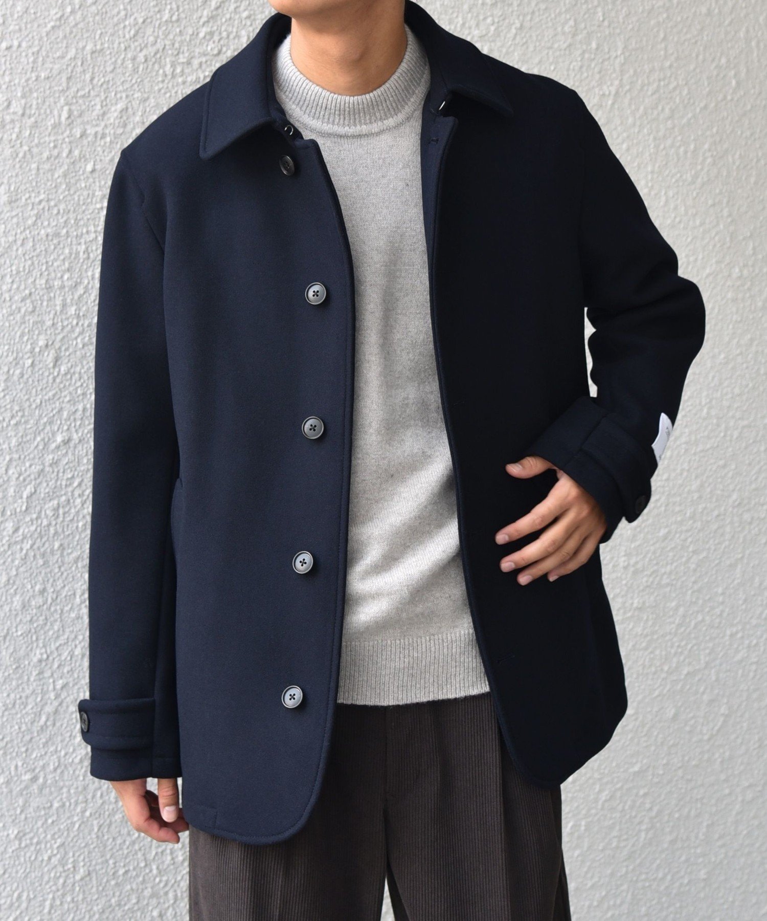 任意发货：PURE WOOL MELTON 单人 P 外套 25AW◇