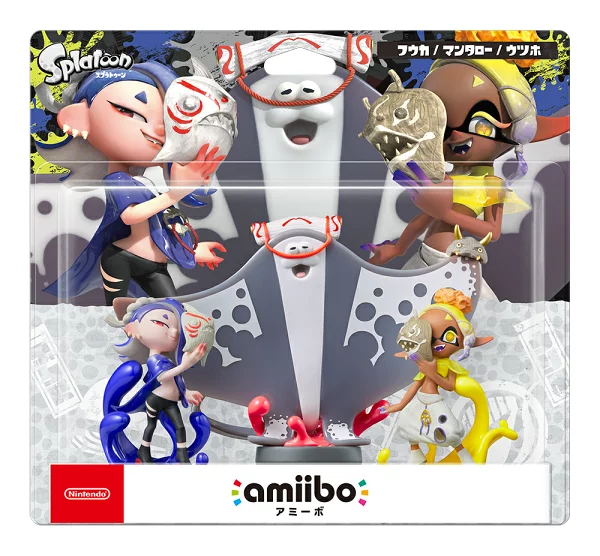 amiibo Surimi Union Set [Fuka/Utsuho/Mantarou]（喷射战士系列） Nintendo Switch