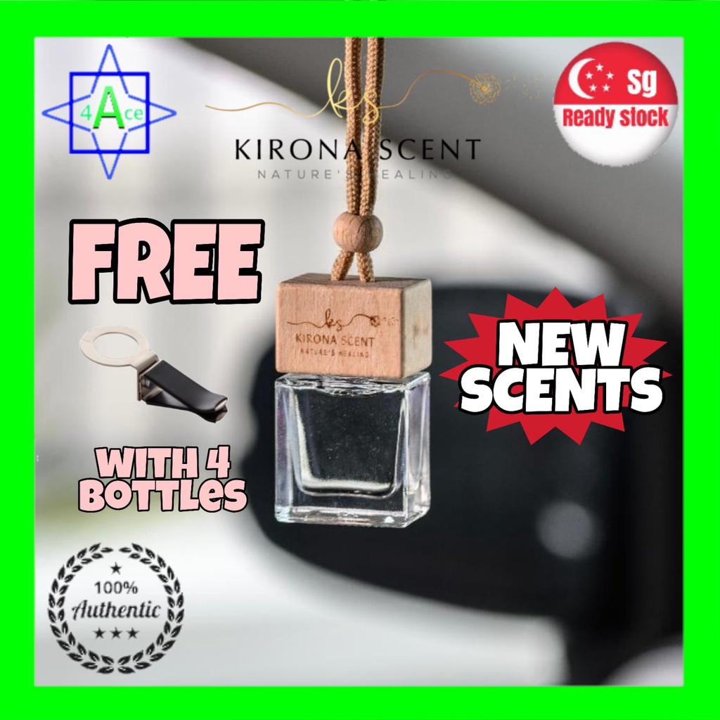 Kirona Scent Mori 悬挂香水 - 酒店香氛 - 汽车空气清新剂 - 10 毫升 - 香薰香水 - 新加坡制造