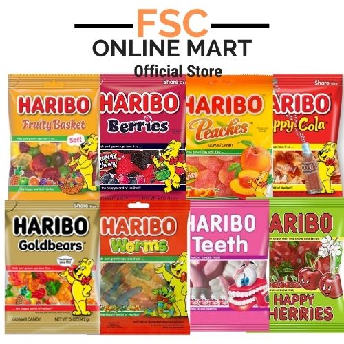 [FSC] Haribo 软糖 (金熊/百虫/快乐可乐) 80g