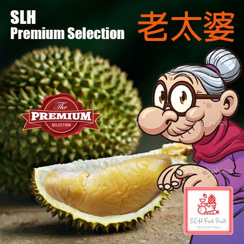 【老树】SLH新鲜榴莲外送400/600g/RP/D13/SK/MSW/JF/BT