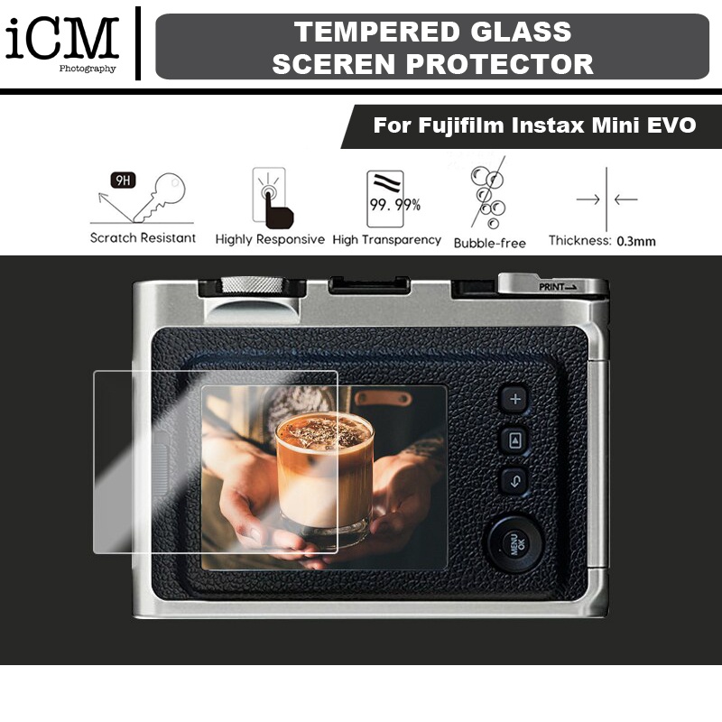 Fujifilm Instax mini EVO 钢化玻璃屏幕保护膜