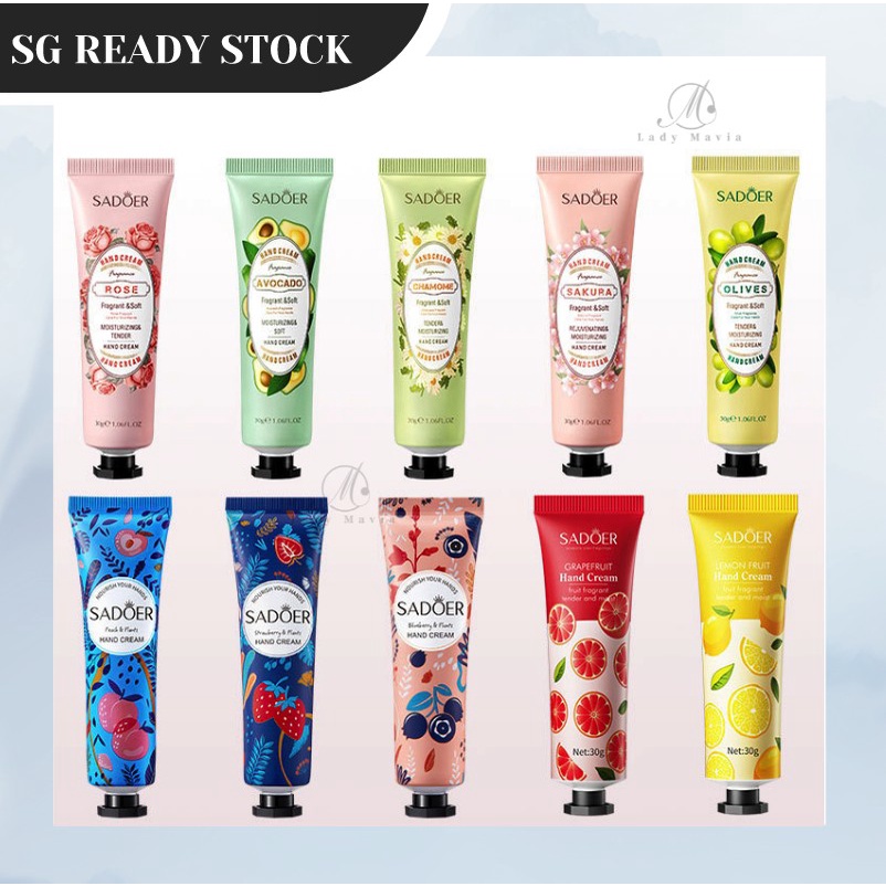 [SG STOCK] SADOER 香水保湿护手霜 30g