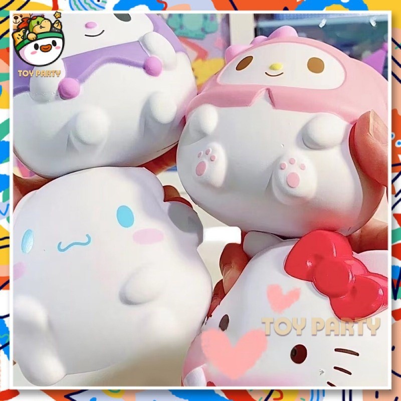 【⭐24h⭐三丽鸥娃娃】Sanrio Cinnamoroll Hello Kitty 普林狗娃娃减压玩具卡哇伊手指按压回弹发泄焦虑玩具 CEP