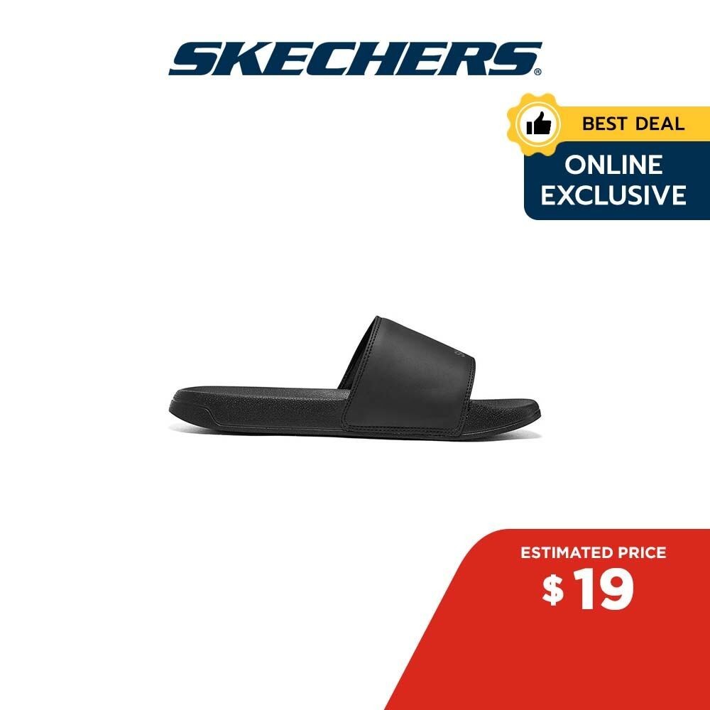 Skechers 在线独家男士户外 Side Lines 2.0 Kraken Trail 和徒步滑梯 - 8790192-BBK