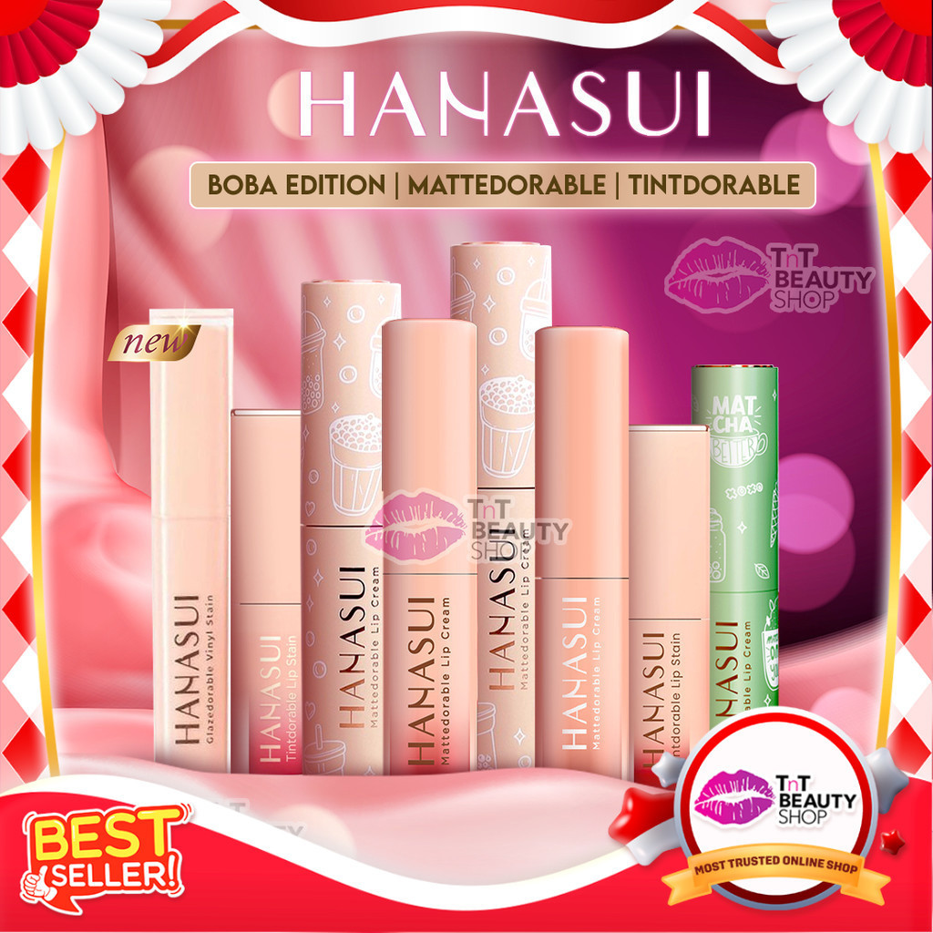 Hanasui Mattedorable 润唇膏 |哑光可爱唇膏液体唇膏 Mate BOBA TnT Beauty Shop