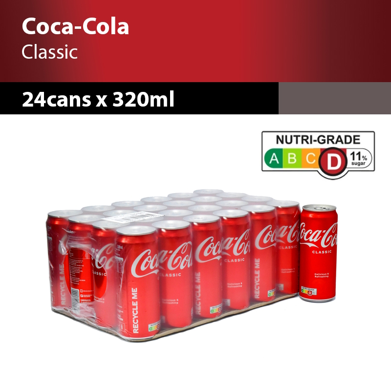 [捆绑购买赠品] 可口可乐经典 24 罐 x 320ml