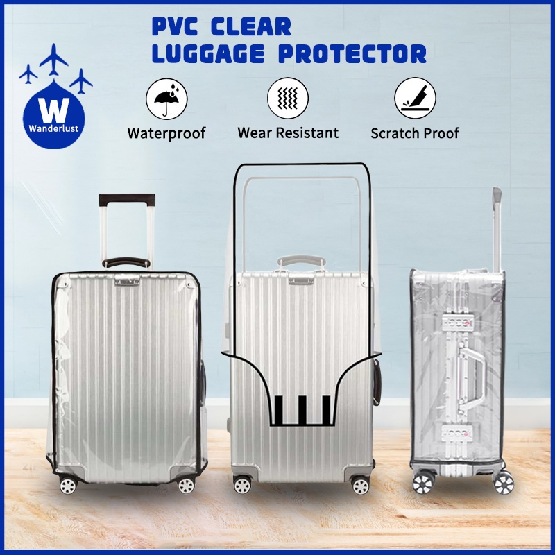 行李套透明 PVC 旅行包 20 24 26 28 30 英寸