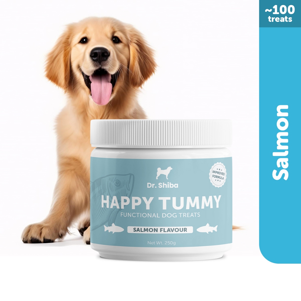 Dr Shiba Happy Tummy 健康狗零食 - 狗多种维生素 - 消化护理狗粮