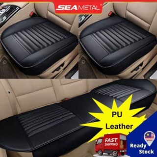 SEAMETAL PU 皮革汽车座套内饰汽车座椅保护垫重型 4 季通用座套垫带前储物袋