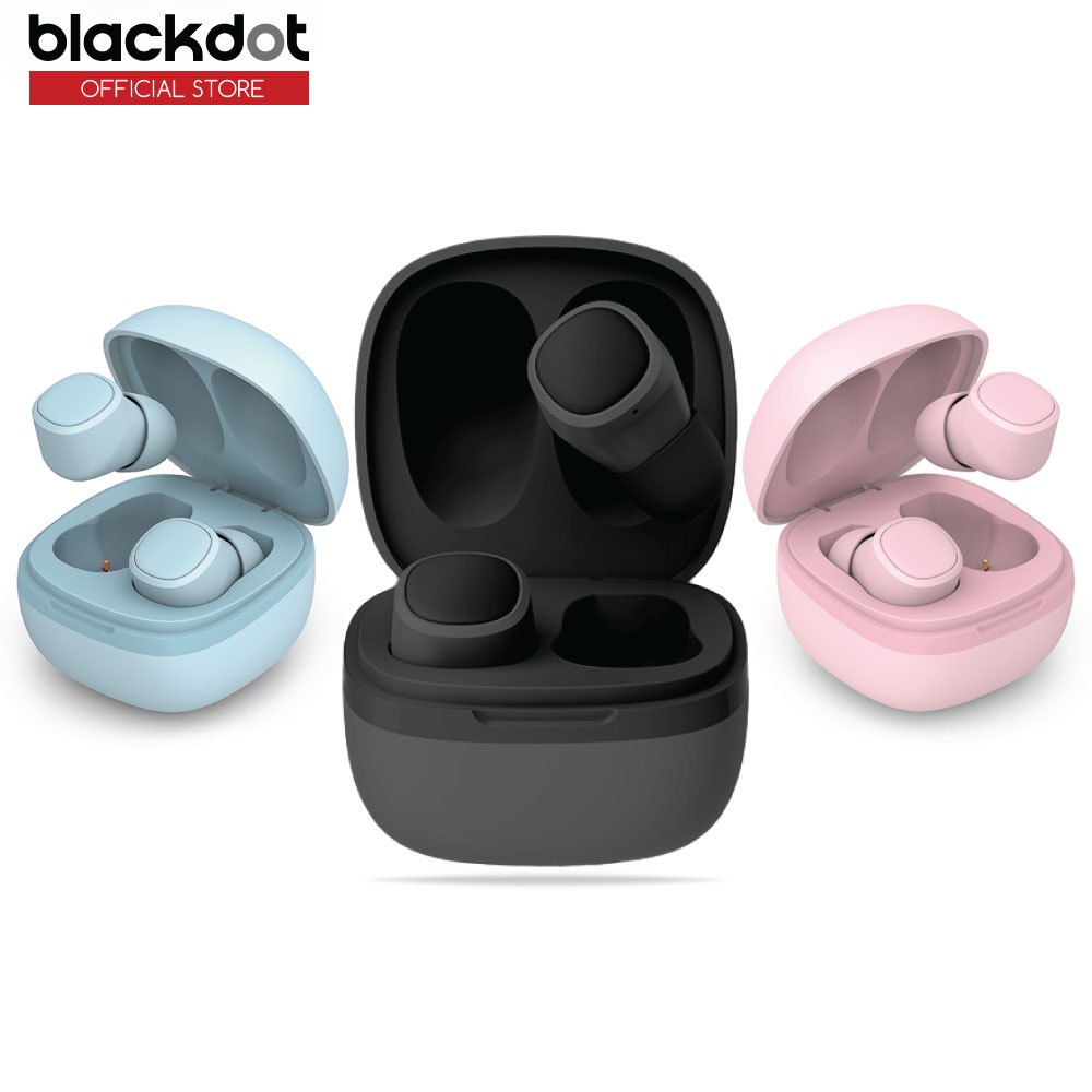 Blackdot Pro 2024 高级无线耳塞，带 52 小时音乐、麦克风、最新蓝牙 V5.3、一键式控制、防水