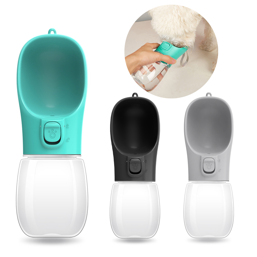 小狗水瓶适合中小型犬猫户外散步远足饮水碗小猫宠物用品
